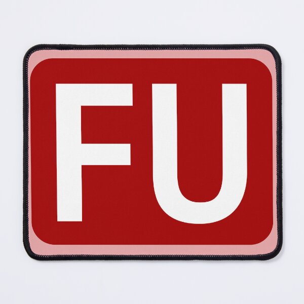 Item preview, FU Initials designed and sold by Jeallan Designs.
