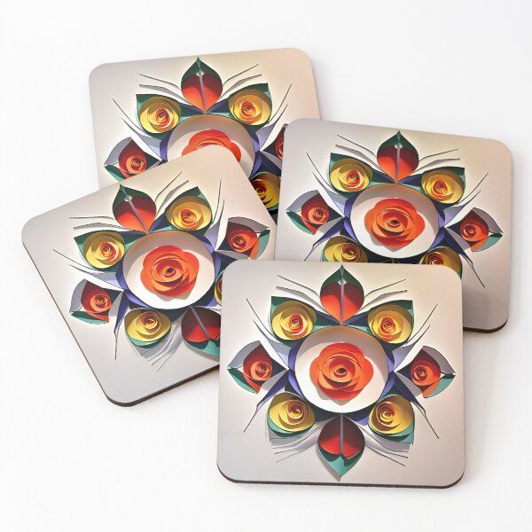 Item preview, Roses in Papercut Design designed and sold by AuroraSpringer.
