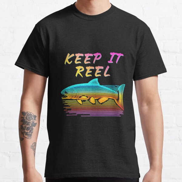 Premium Vector  Keep it real fishingvintage typography fishing t shirt  design illustration