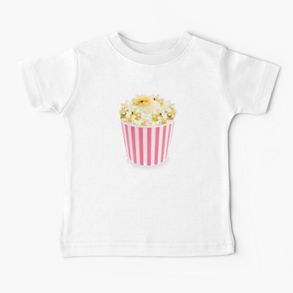 Little Chicken Popcorn by Alice Monber Baby T-Shirt