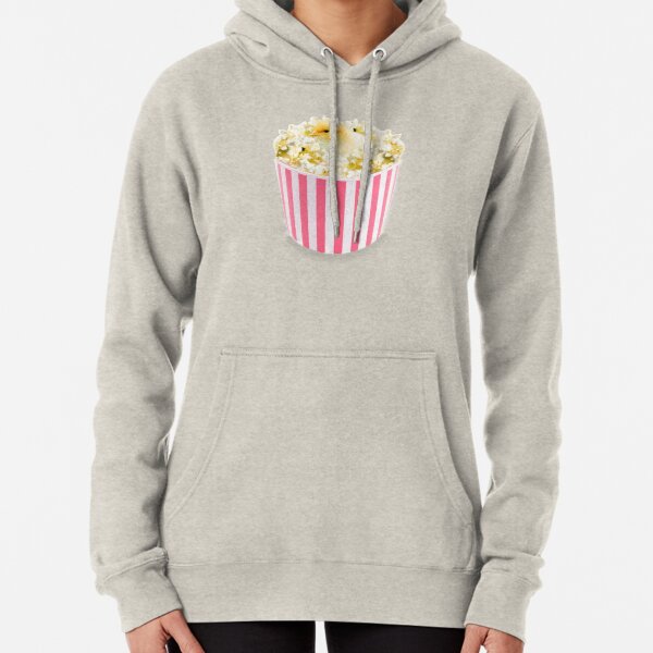 Little Chicken Popcorn by Alice Monber Pullover Hoodie