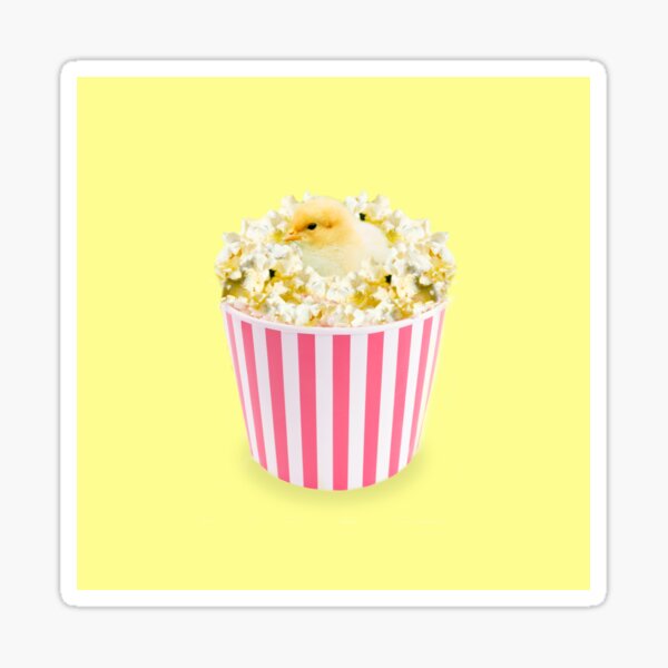 Little Chicken Popcorn by Alice Monber Sticker