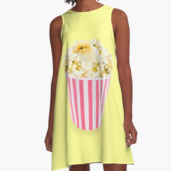 Little Chicken Popcorn by Alice Monber A-Line Dress