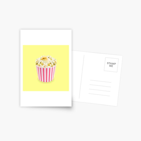 Little Chicken Popcorn by Alice Monber Postcard