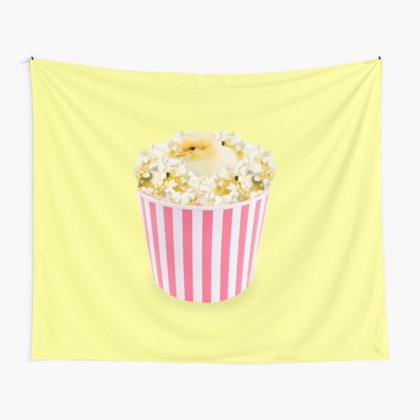 Little Chicken Popcorn by Alice Monber Tapestry