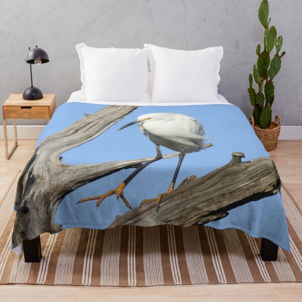 Item preview, Snowy egret, wild birds, wildlife gifts designed and sold by Sandra O'Toole.