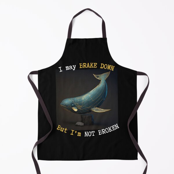 Item preview, Turquoise Whale - Not Broken designed and sold by AdiRemba.