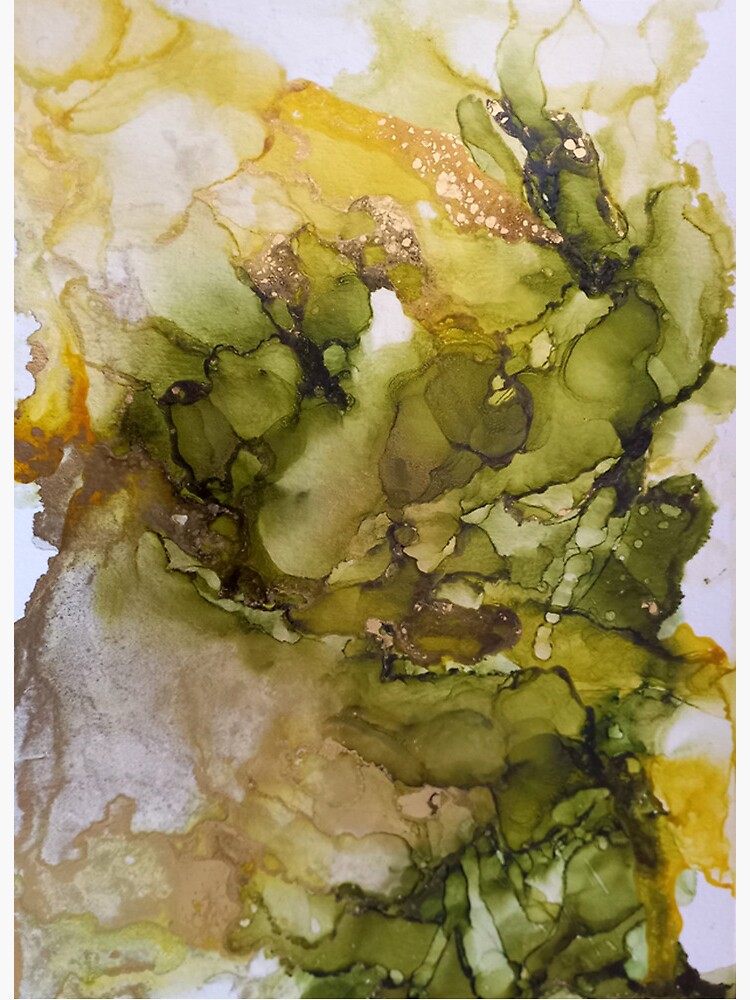 Olive Green Alcohol Ink
