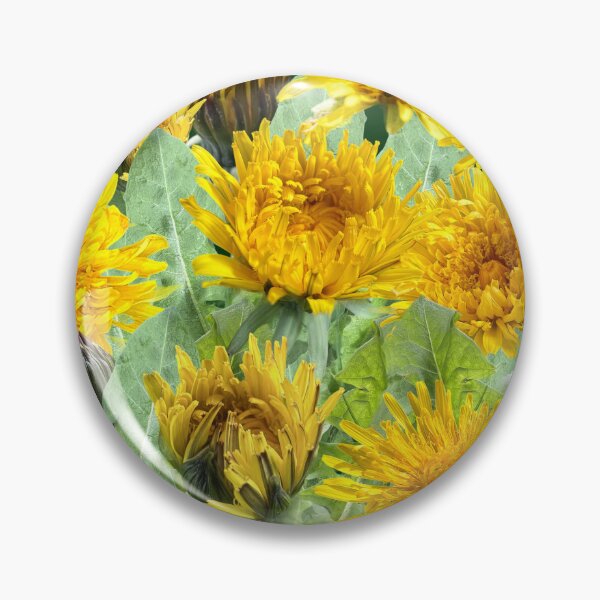Item preview, Dandelion - a meadow full of future wishes - with background in dark green designed and sold by Binas-gallery.