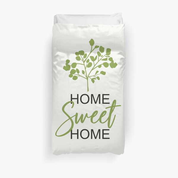 Home Sweet Home Green Funda nórdica