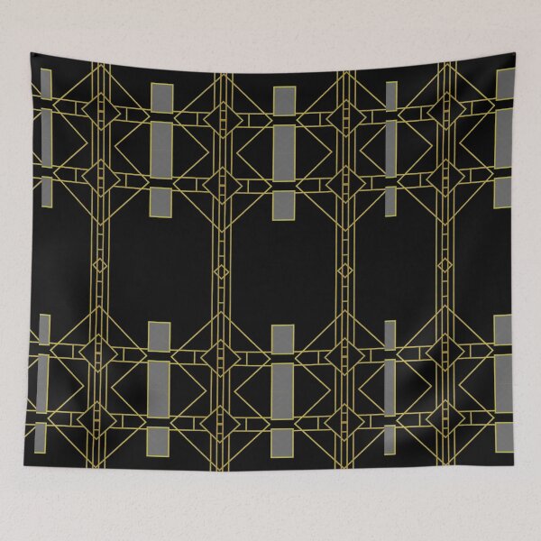 Item preview, Art Deco Abstract Geometric Pattern designed and sold by Kristina  Sale.