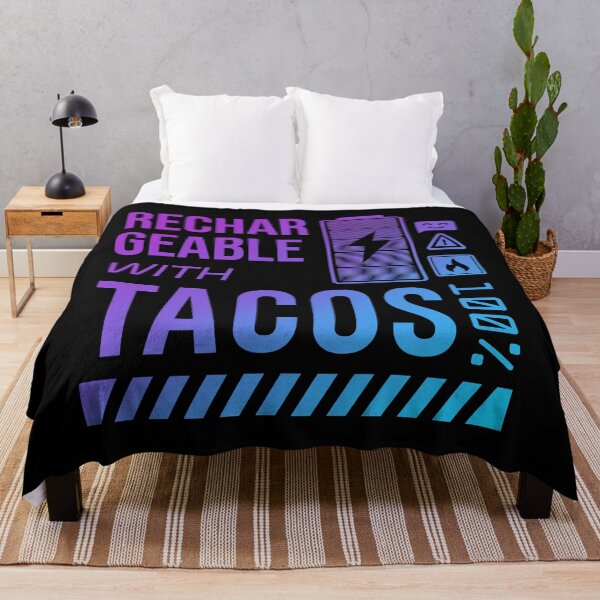 Artikelvorschau, Wiederaufladbar mit Tacos - Neon Label entworfen und verkauft von forgottenfuture.
