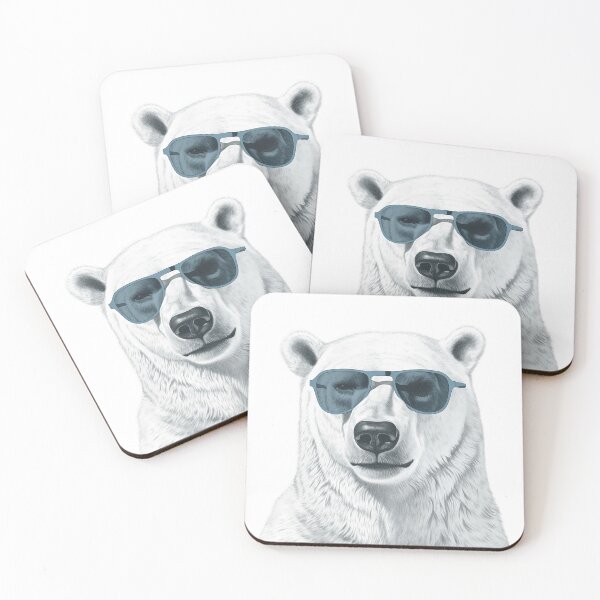 Item preview, Polar Bear Wearing Blue Sunglasses designed and sold by Lumiawaves.