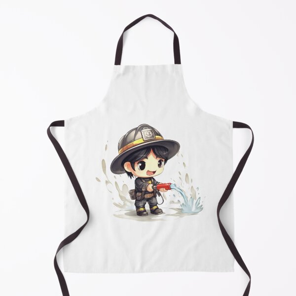 Item preview, Cute Chibi Firefighter: Perfect Gift for Firefighters and Firefighting Fans" designed and sold by addthana.