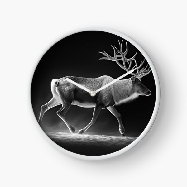 Item preview, Black and white Reindeer drawing  designed and sold by Pencil-Art.