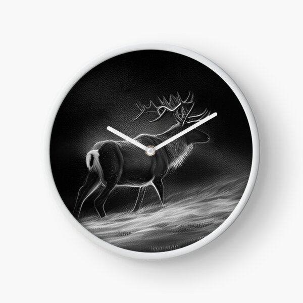 Item preview, Black and white Reindeer drawing  designed and sold by Pencil-Art.