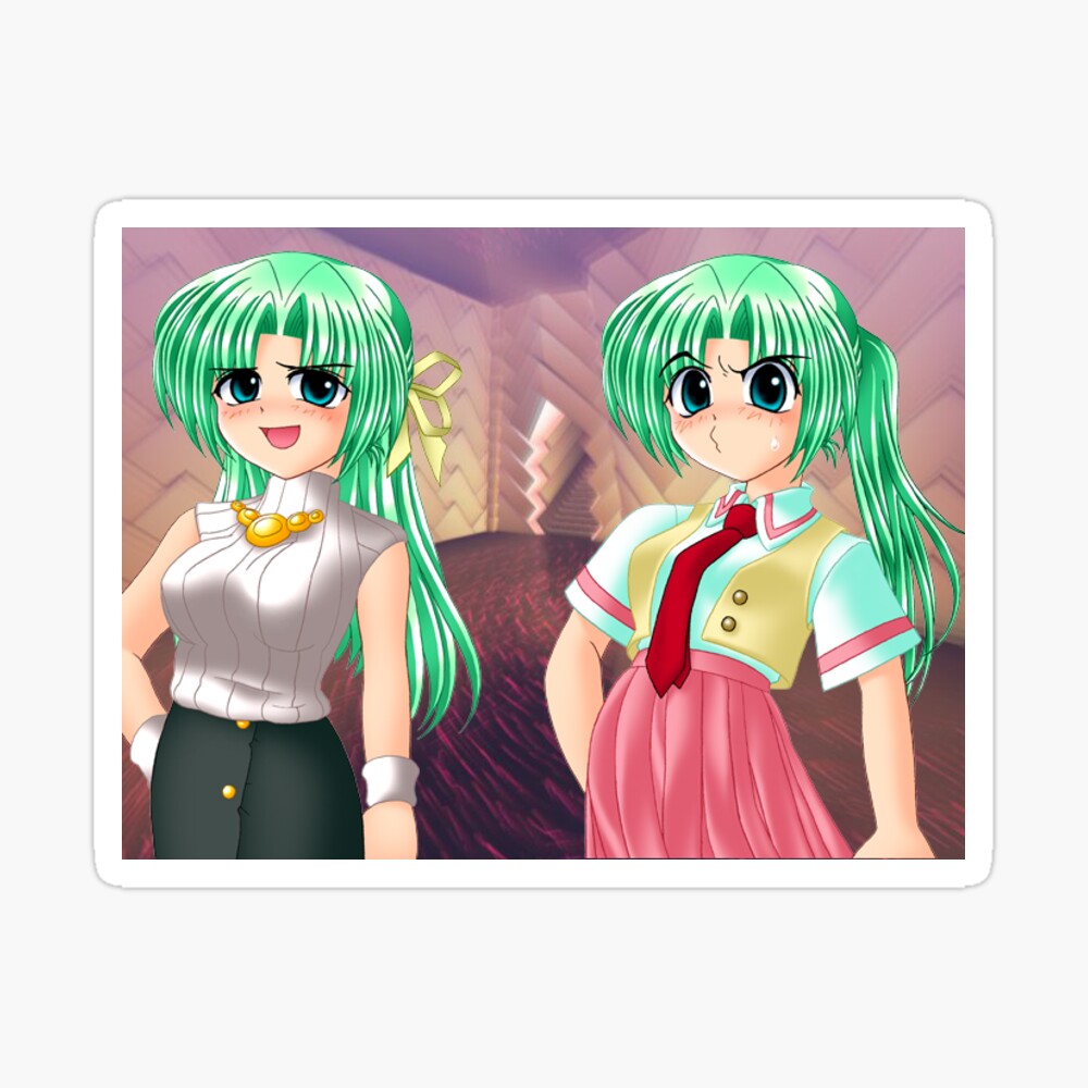 toheart visual novel animecore windows xp kawaii sticker print webcore |  Sticker