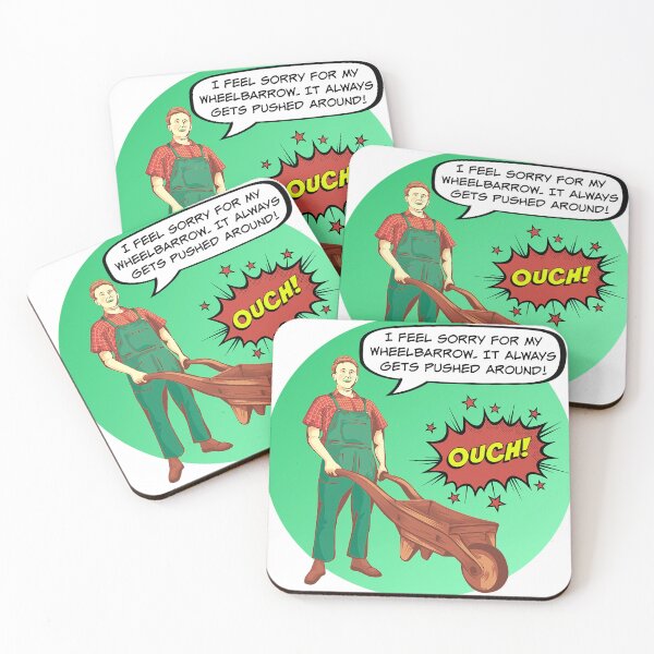 Item preview, My Wheelbarrow Always Gets Pushed Around! Gardener Gift; Dad, Father's Day designed and sold by SSustainable.