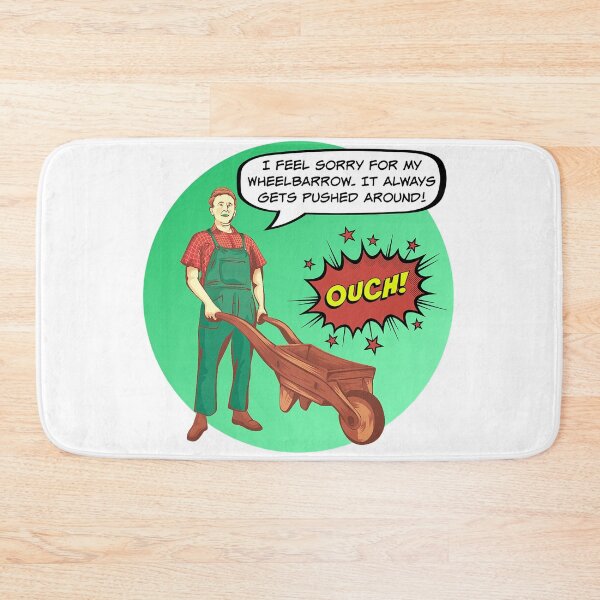 Item preview, My Wheelbarrow Always Gets Pushed Around! Gardener Gift; Dad, Father's Day designed and sold by SSustainable.