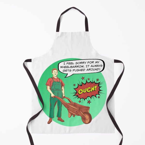 Item preview, My Wheelbarrow Always Gets Pushed Around! Gardener Gift; Dad, Father's Day designed and sold by SSustainable.