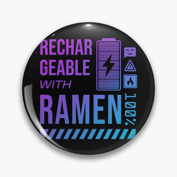 Artikelvorschau, Wiederaufladbar mit Ramen - Neon Label entworfen und verkauft von forgottenfuture.