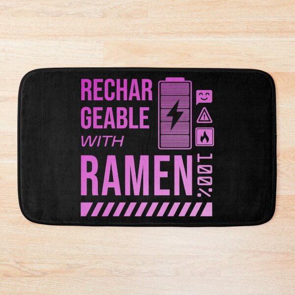 Item preview, Rechargeable with Ramen - Pink Label designed and sold by forgottenfuture.
