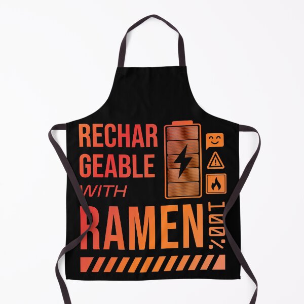 Item preview, Rechargeable with Ramen - Rusty Label designed and sold by forgottenfuture.