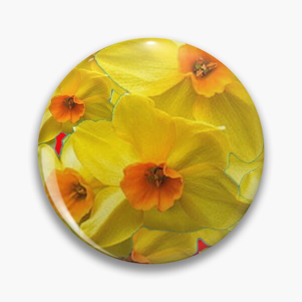 Item preview, ABSTRACT RED-YELLOW SPRING GARDEN FLOWERS RED ART designed and sold by sharlesart.