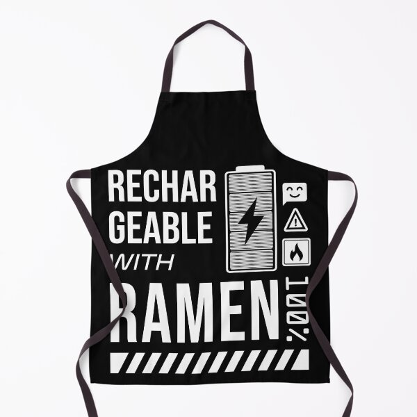 Item preview, Rechargeable with Ramen - White Label designed and sold by forgottenfuture.