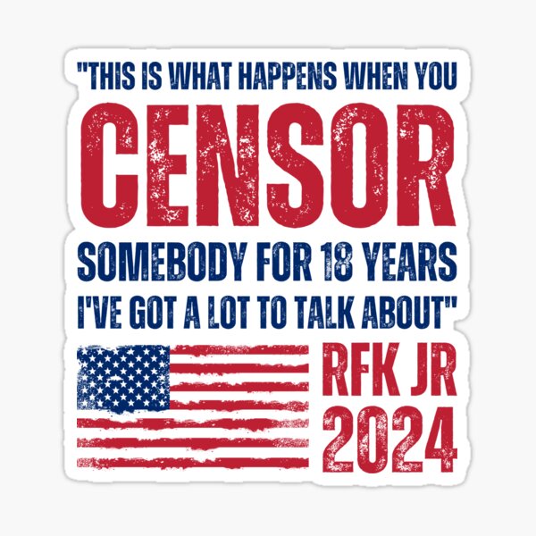 Item preview, RFK JR 2024 UNCENSORED designed and sold by LaurenTFOGT.