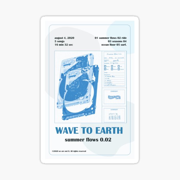 wave to earth vinyl –