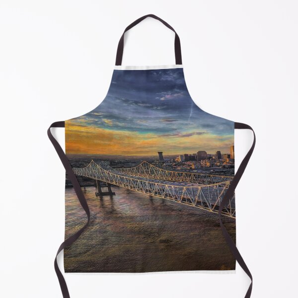 Item preview, New Orleans Waterfront Sunset Panorama designed and sold by nbrandsberg.