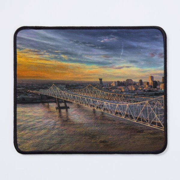 Item preview, New Orleans Waterfront Sunset Panorama designed and sold by nbrandsberg.