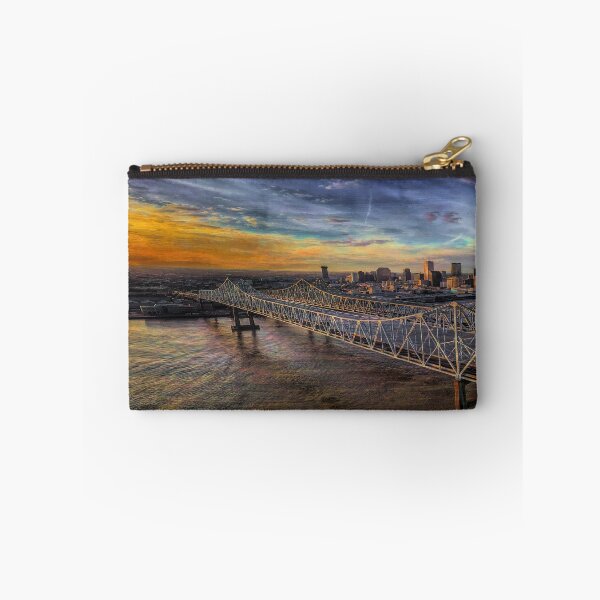 Item preview, New Orleans Waterfront Sunset Panorama designed and sold by nbrandsberg.