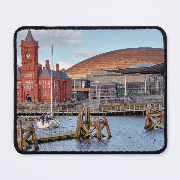Item preview, Cardiff Bay, Pierhead, Millennium & Senedd designed and sold by VnGphoto.