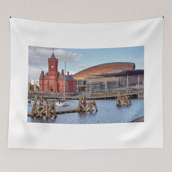 Item preview, Cardiff Bay, Pierhead, Millennium & Senedd designed and sold by VnGphoto.