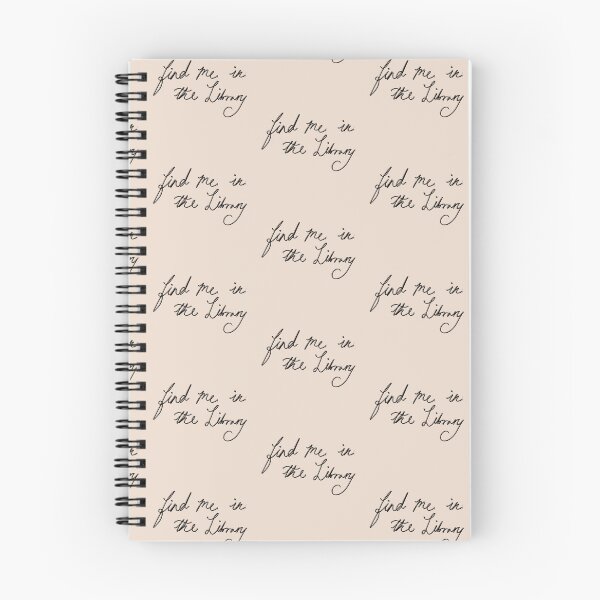 Item preview, Find Me In The Library Bookish Quote Pattern designed and sold by emilyunderworld.