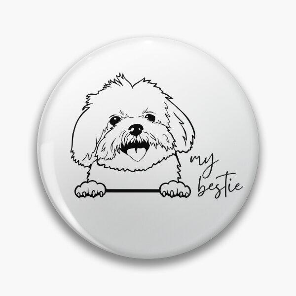 Item preview, My Bestie Maltese Dog Drawing designed and sold by CarleLS.