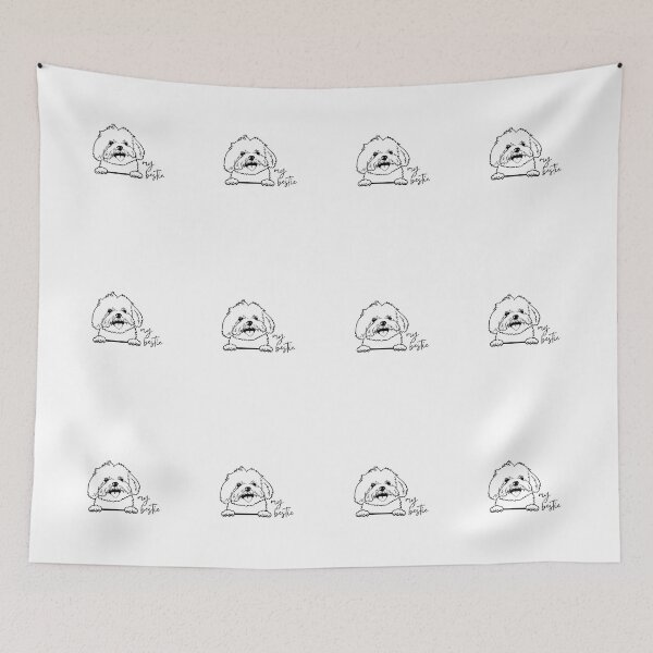Item preview, My Bestie Maltese Dog Drawing designed and sold by CarleLS.