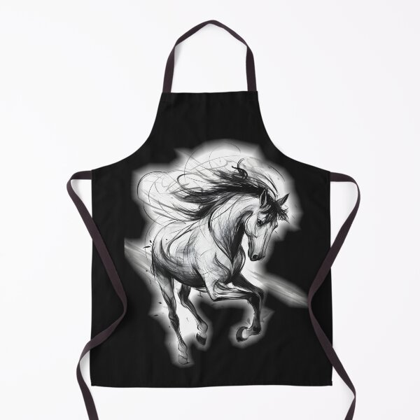 Artikelvorschau, Wildes Hengst-Pferdesträubendes T-Shirt Kunst - Reiteraktion zu Pferd entworfen und verkauft von RarefiedAir.