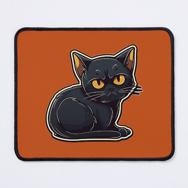 Item preview, Black Cat Catitude designed and sold by Ealaionta Design.
