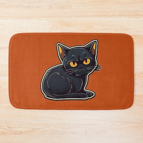 Item preview, Black Cat Catitude designed and sold by Ealaionta Design.