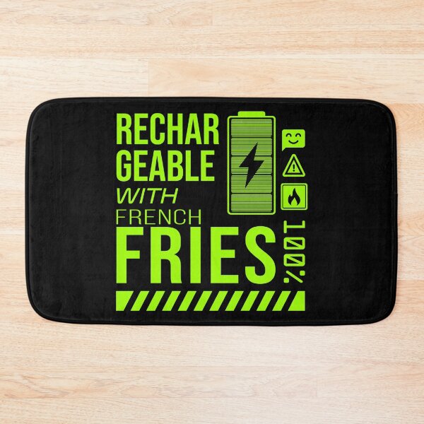 Item preview, Rechargeable with French Fries - Green Label designed and sold by forgottenfuture.