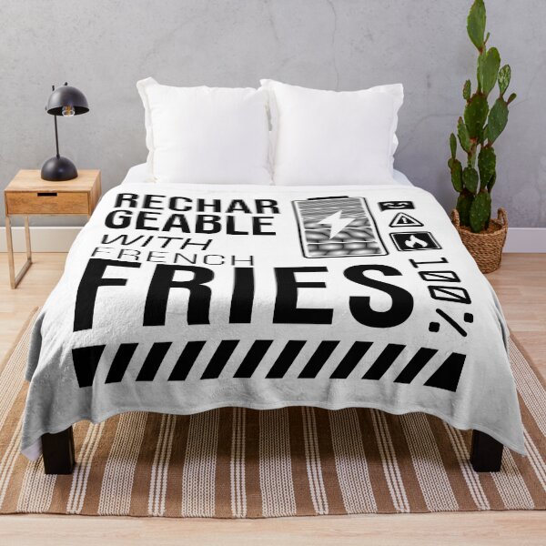 Artikelvorschau, Wiederaufladbar mit Pommes Frites - Black Label entworfen und verkauft von forgottenfuture.