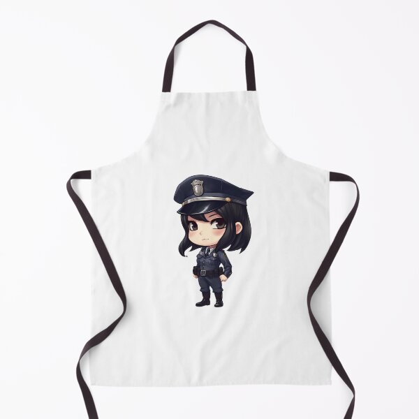 Item preview, Cute Ledy Police Officer Chibi Art for Fans of Law Enforcement designed and sold by addthana.