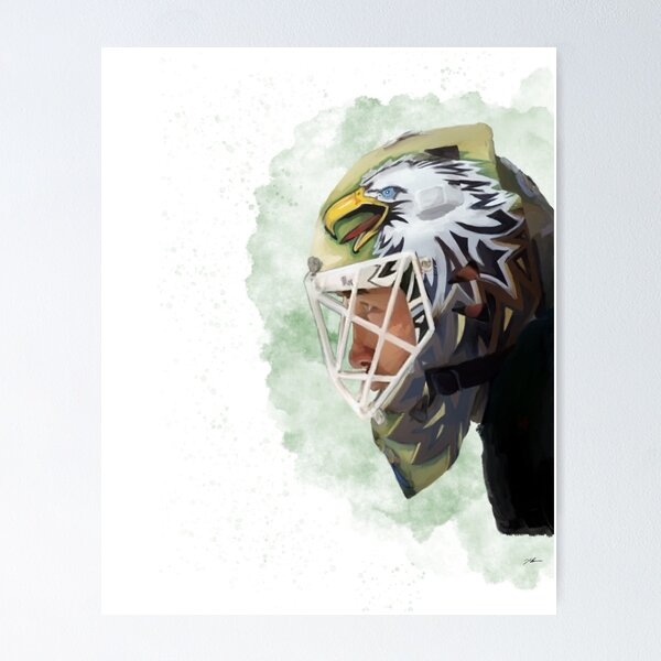 Item preview, Ed Belfour Dallas Stars Hockey Goalie Watercolor Painting designed and sold by Thegoalie.