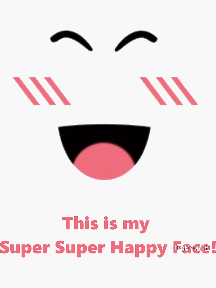 Pin on Free Roblox Items!  Super happy face, Roblox roblox