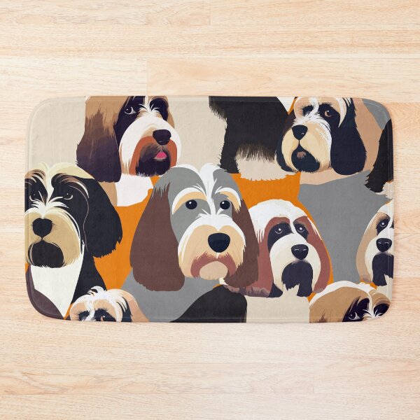 Item preview, Tibetan Terrier Invasion designed and sold by Alessandro Remo Mazzoni Remotextiles.