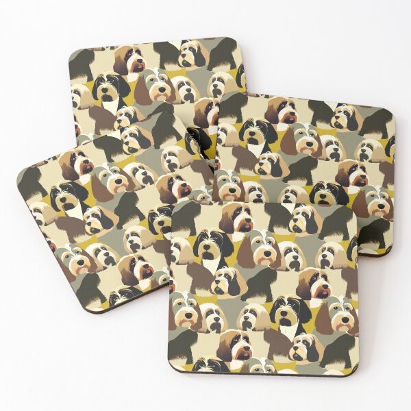 Item preview, Tibetan Terrier Invasion designed and sold by Alessandro Remo Mazzoni Remotextiles.