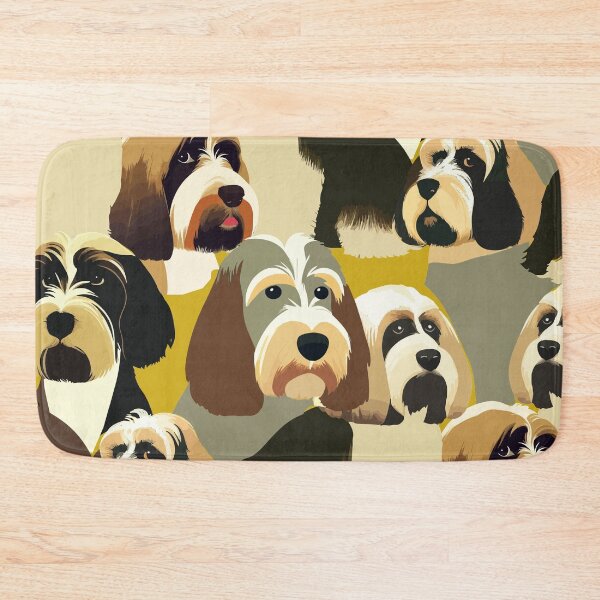 Item preview, Tibetan Terrier Invasion designed and sold by Alessandro Remo Mazzoni Remotextiles.